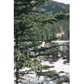 Bamboe- en RCS-gerecycled plastic zaklamp, bruin