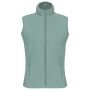 Bodywarmer van microfleece dames sage 4XL