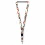 Afneembare polyester keycord met gesublimeerde satijnen overlay