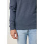 IQONIQ Denali gerecycled katoen sweater ongeverfd, heather navy (XXXL)