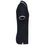 Herenpolo met korte mouwen en contrasterende bies Navy / White S