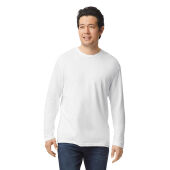 Gildan T-shirt SoftStyle LS unisex 000 white 3XL