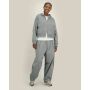 Fronter - Oversized rits hoodie in een gerecycled katoen blend - Misty Grey (XS)