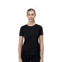 GEYSER T-shirt | essential | dames - Zwart, 4XL