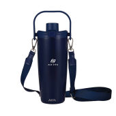 Avira Ayala RCS R-RVS duosip afsluitbare crossbody tumbler, donkerblauw