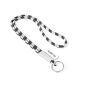 Polyester 2-kleurige koord-lanyard met full color label