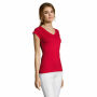MOON - MOON dames t-shirt 150g - M - Rood
