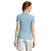 PEOPLE - PEOPLE dames polo 210g - XXL - Sky Blue Pique