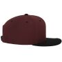 CLASSIC SNAPBACK 2-TONE, MAROON / BLACK, One size, FLEXFIT