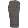 Lichte herenbermuda met diverse zakken Light Charcoal 50 FR