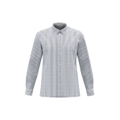 White / Navy Blue Stripes