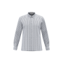 Gestreept linnen herenoverhemd White / Navy Blue Stripes XXL Gestreept linnen herenoverhemd White / Navy Blue Stripes XXL