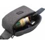 BrandCharger Crosspack heuptas polyester 28 x 9 x 16 cm grijs