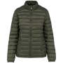 Ecologische lichte donsjekker voor dames Organic Khaki XS