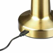 Metalen tafellamp Fiorella zwart