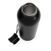 Avira Avior RCS gerecycled roestvrijstalen fles 1L, zwart