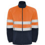 Altair Fleece Jacket navy blue/fluor orange S