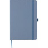 Gerecycled bioafval en kartonnen notitieboek A5 Gertrud blauw