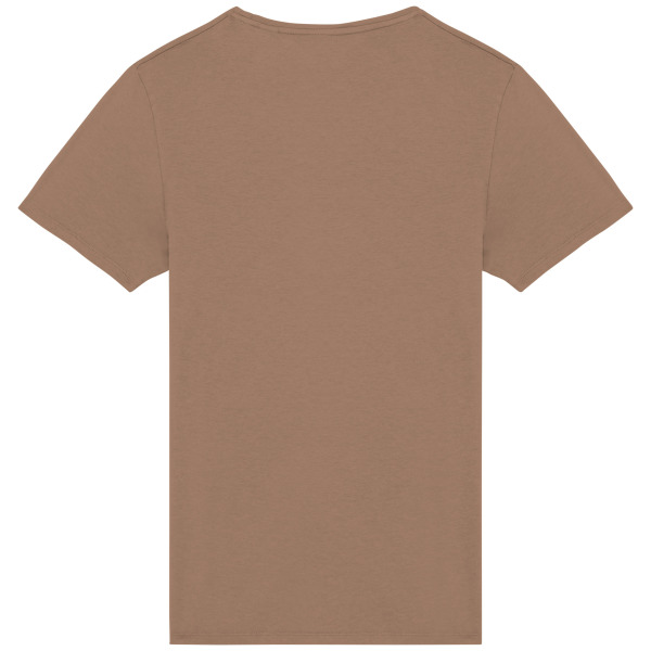 Ecologisch verwassen uniseks T-shirt Washed Cream Coffee 3XL