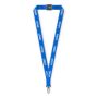 Polyester lanyard met reflecterende draden Polyester lanyard met reflecterende draden