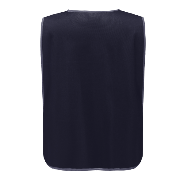 Personalisatie veiligheidshesje met reflecterende rand Navy L/XL Personalisatie veiligheidshesje met reflecterende rand Navy L/XL