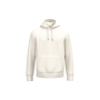 Ecologische uniseks sweater met capuchon Ivory S