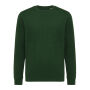 Iqoniq Etosha lichtgewicht gerecycled katoen sweater, forest green (XXL)