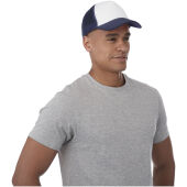 Trucker 5 panel cap - Navy/Wit