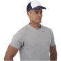 Trucker 5 panel cap - Navy/Wit