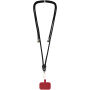Kubi lanyard voor telefoon - Rood