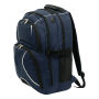 HYPE - Luxe polyester rugzak/ laptoptas blauw, zwart