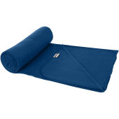 Willow GRS RPET polair fleece deken - Marineblauw