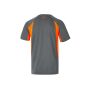 TWO-TONE TECHNICAL T-SHIRT, GREY/FLUO ORANGE, 3XL, VELILLA