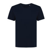 Iqoniq Yala dames lichtgewicht gerecycled katoen t-shirt, donkerblauw (XXS)