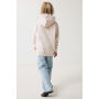 IQONIQ Yengo kids recycled katoen hoodie met steekzakken, cloud pink (910)