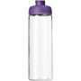 H2O Active® Vibe 850 ml sportfles met kanteldeksel - Transparant/Paars