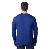 Gildan T-shirt SoftStyle LS unisex 11F Fan Deep Royal-2XL