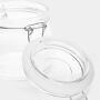 CLICKY M - Voorraadpot met beugelsluiting, Inhoud ca. 500 ml transparant