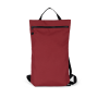 Trendy, platte en gerecycleerde rugzak Red Safran One Size