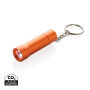 Flash RCS gerecycled aluminium sleutelhanger zaklamp, oranje