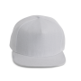 Pet Snapback - 5 panelen White One Size Pet Snapback - 5 panelen White One Size