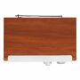 Houten design AM/FM radio CLASSIC bruin, zilver