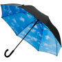 FALCONE - Grote paraplu - Automaat - Windproof - 120 cm - Zwart FALCONE - Grote paraplu - Automaat - Windproof - 120 cm - Zwart