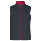iron grey/red