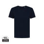 IQONIQ Yala dames lichtgewicht gerecycled katoen t-shirt, donkerblauw (S)