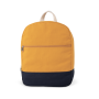 Essentiële rugzak in katoen Cumin Yellow / Navy One Size