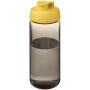 H2O Active® Octave Tritan™ 600 ml sportfles met klapdeksel - Charcoal/Geel