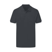Cotton Polo Men - Charcoal - S