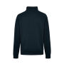 1/4 Zip Pique Sweatshirt - Black - S