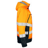 1383 Hi-vis lined jacket oranje/zwart xs